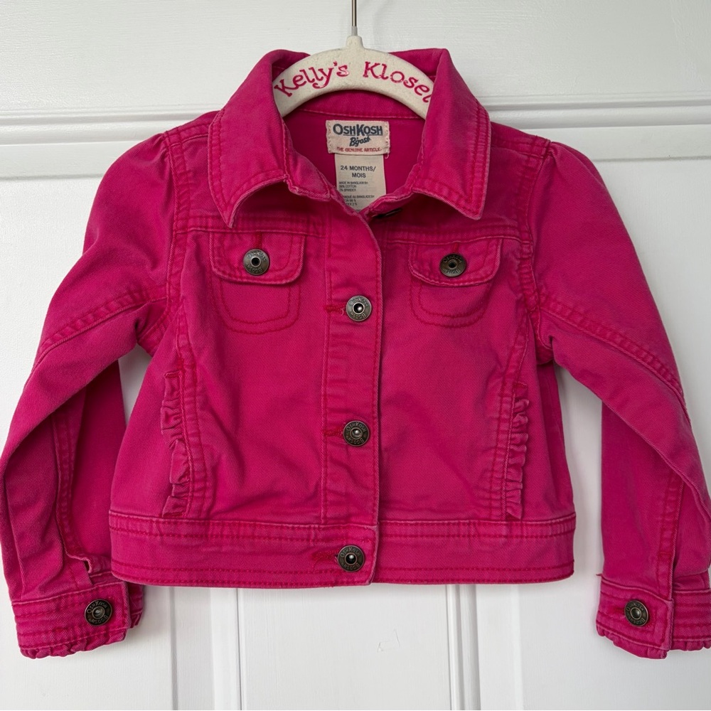 •Old Navy•  Girl’s Denim Jean Jacket - Size 4T